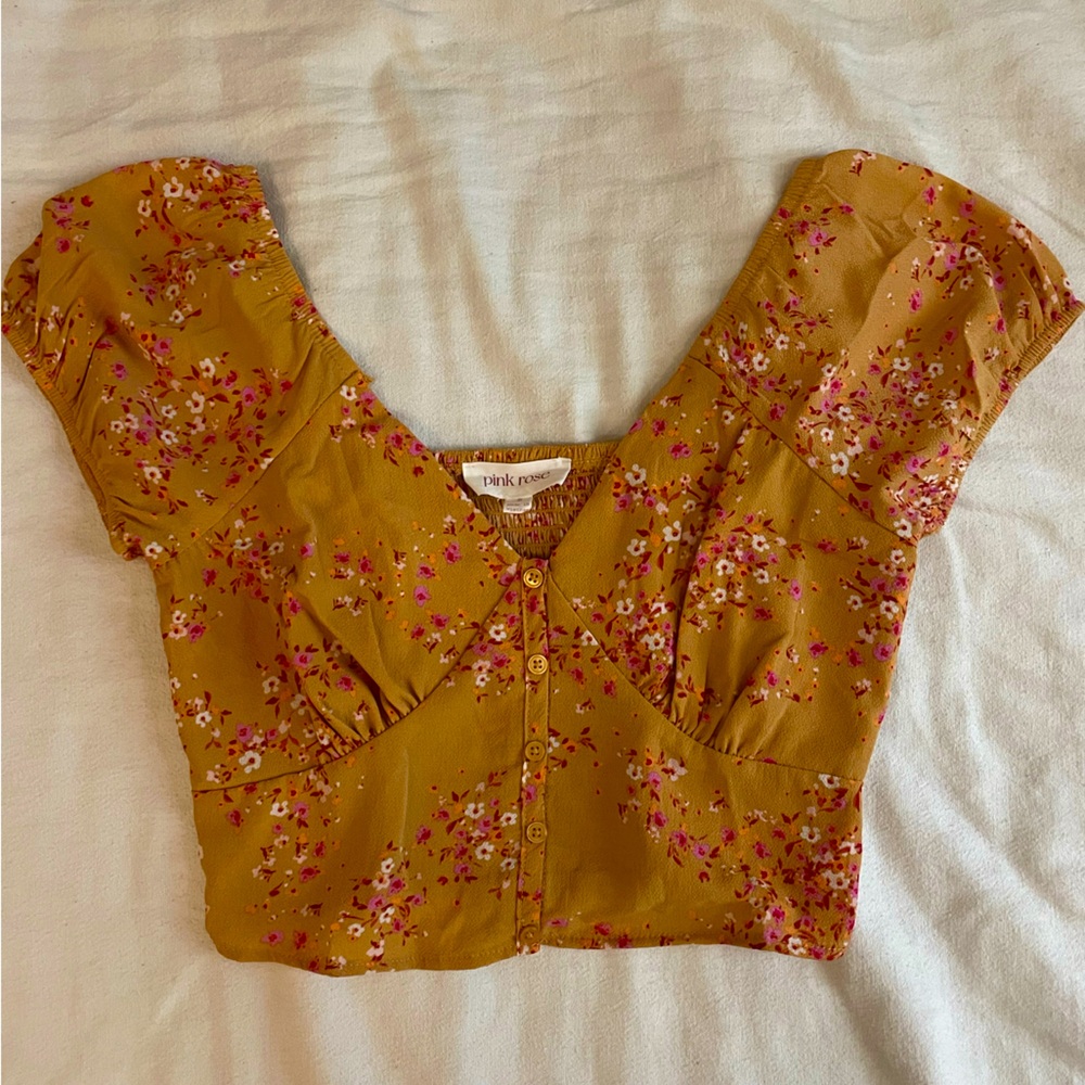 Pink Rose top (S)